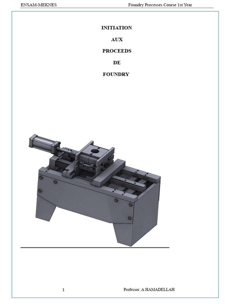 Foundry Processes Course Overview | PDF | Foundry | Alloy