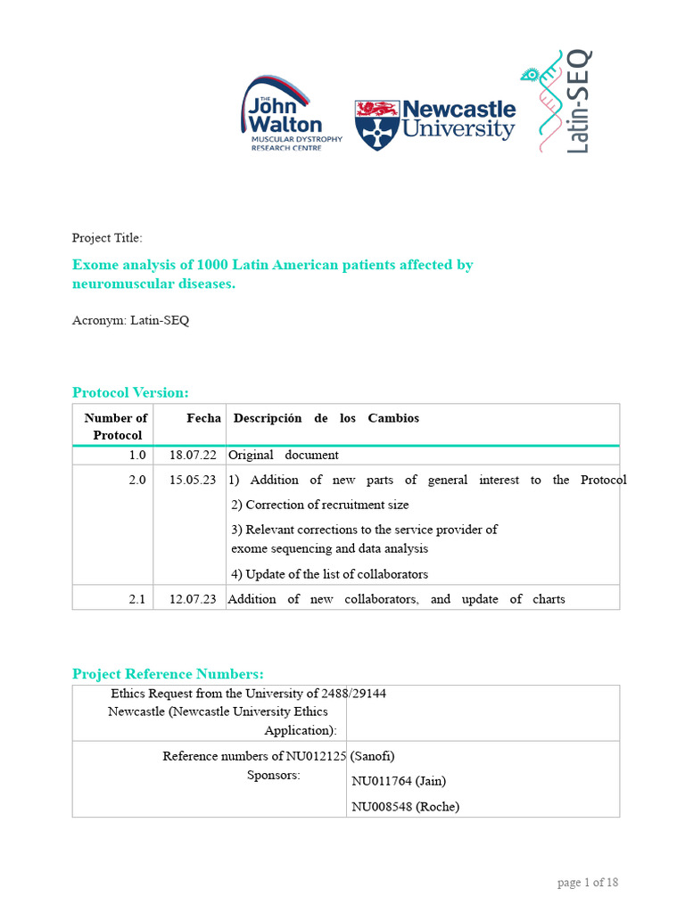 Protocol Spanish Latin-SEQ V2.1 (12.07.23) | PDF | Whole Genome ...