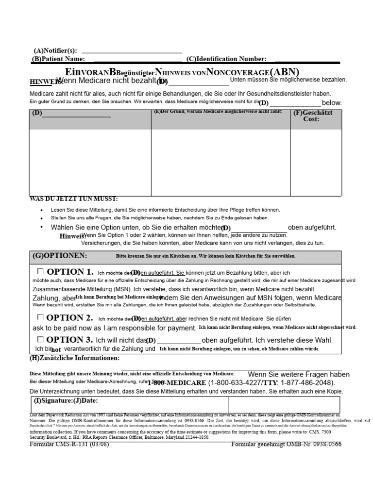ABN Formular | PDF