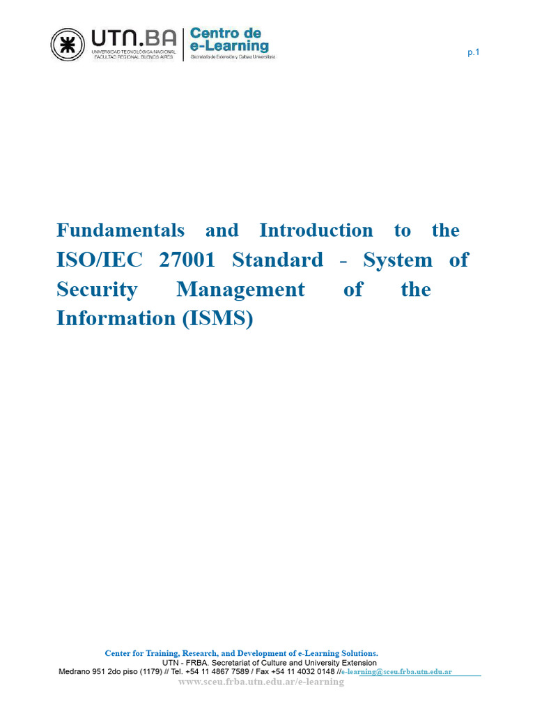 ISO 27001 Standard | PDF