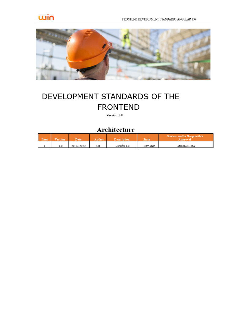 Angular 13+ Frontend Development Standards | PDF | Systems Architecture ...