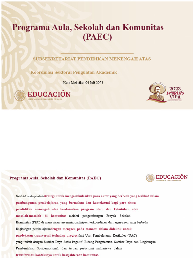 Presentasi PAEC - VF | PDF