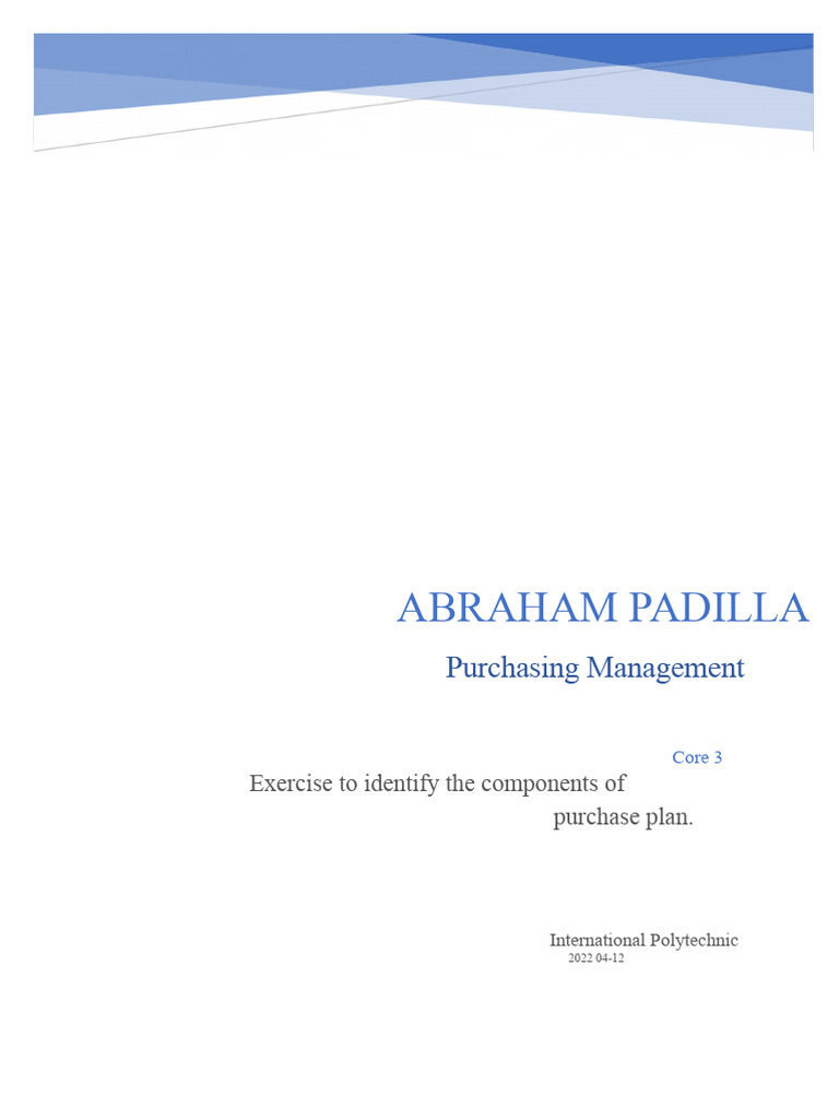 Purchase Management Core 3 | PDF | Business | Economies
