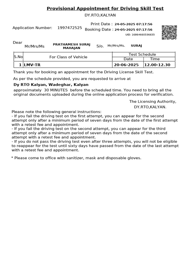 Appointment | PDF