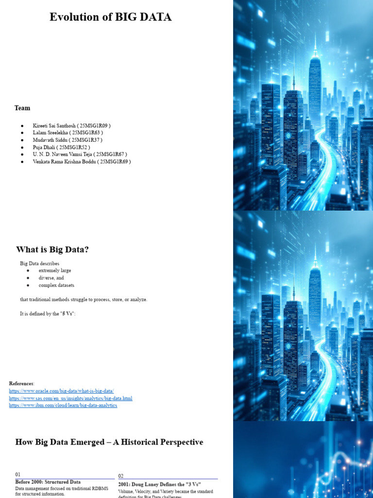 Big Data: Evolution and Applications | PDF | Big Data | Analytics