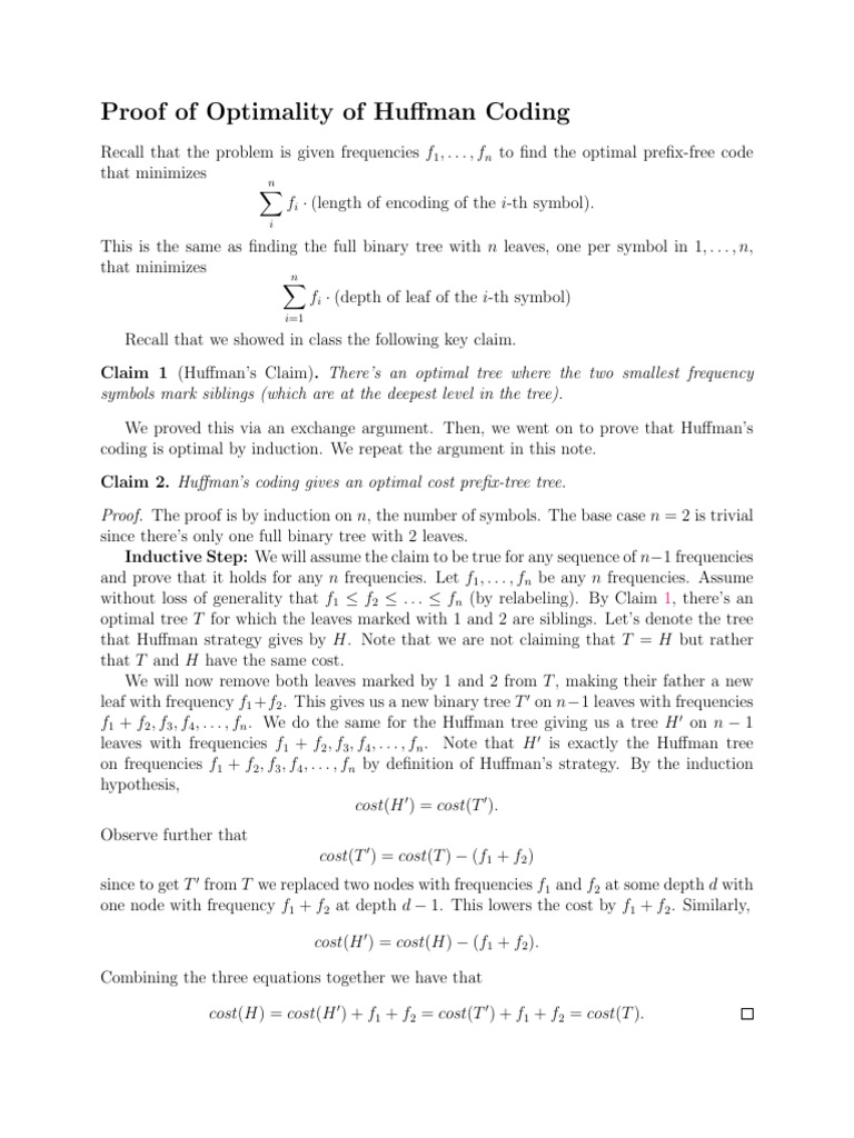 Huffman | PDF | Algorithms | Encodings