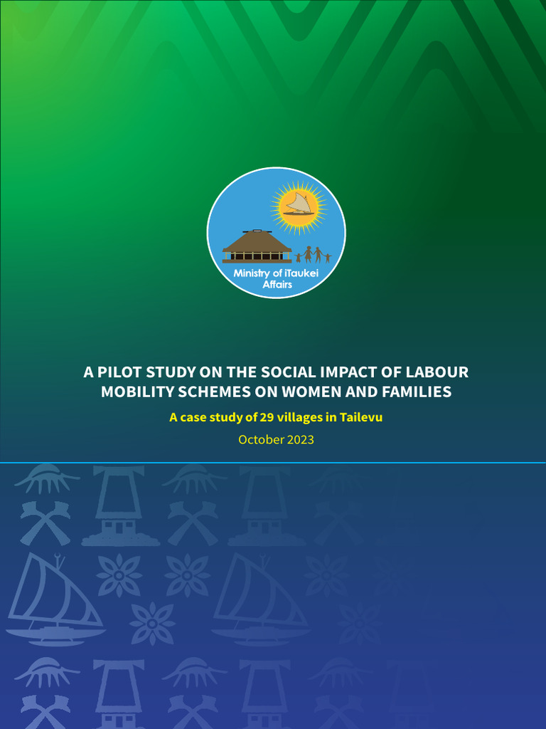 Social Impact of Labour Mobility on Women | PDF | Family | Fiji