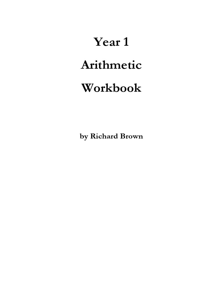 Year 1 Arithmetic Workbook: Place Value | PDF | Arithmetic | Numbers