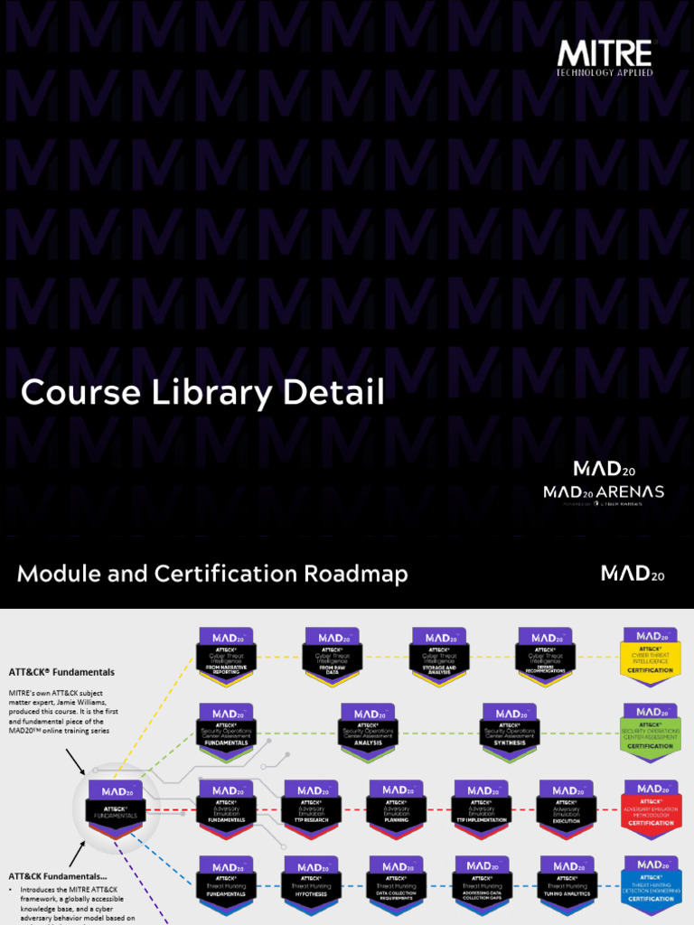 MITRE ATT&CK Cybersecurity Training Guide | PDF | Analytics | Computer ...