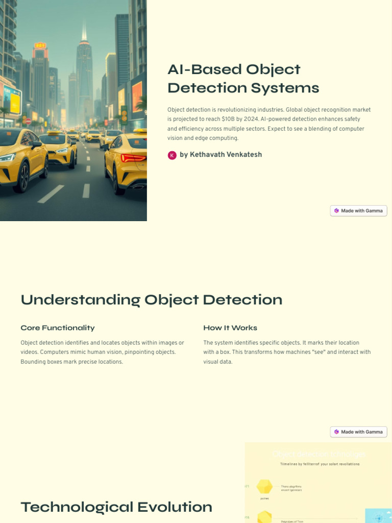 AI Object Detection Systems Overview | PDF | Computer Vision | Deep ...