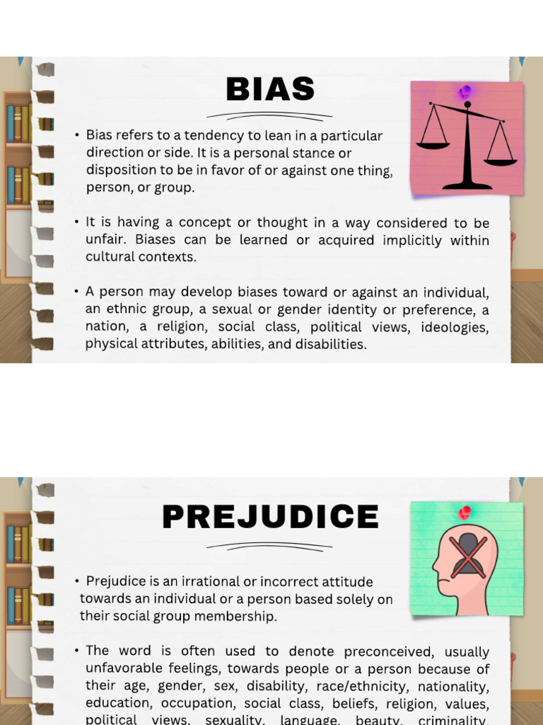 G9 Q3 Week2 Bias Prejudice | PDF | Prejudices | Bias