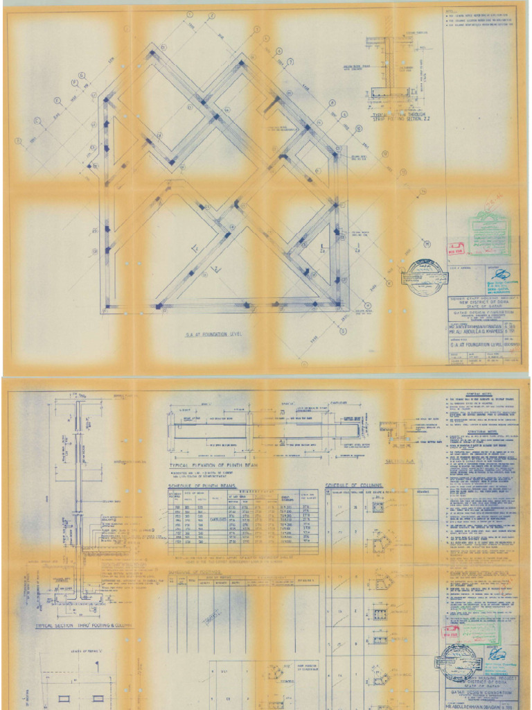 Approved Structural Drawings BP No 37246 1st BP | PDF