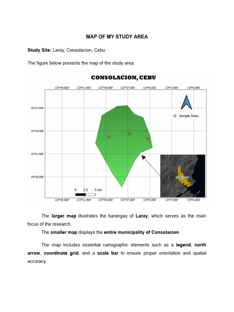 Map of My Study Area | PDF