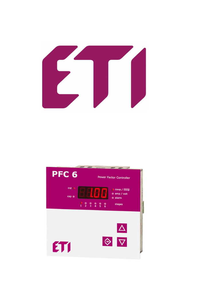 PFC 6 RS & PFC 8 RS User Manual | PDF | Ac Power | Capacitor