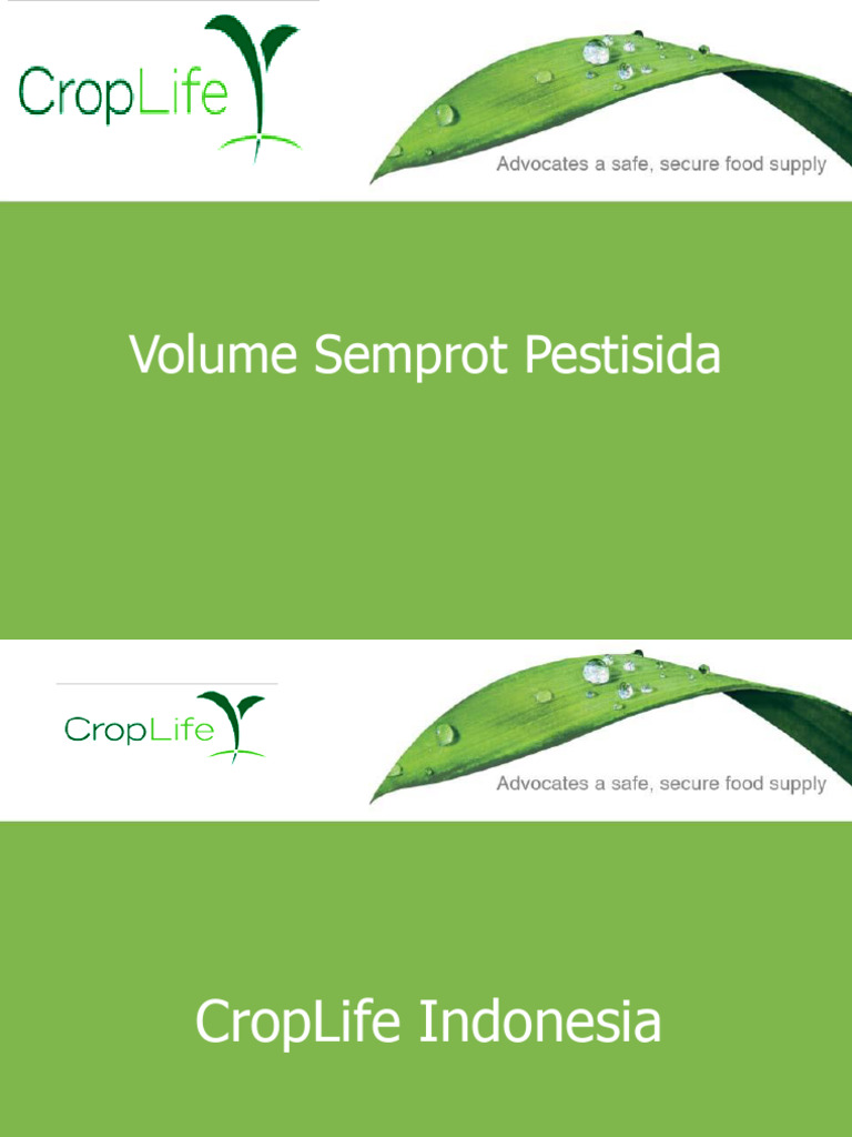 Volume Semprot | PDF