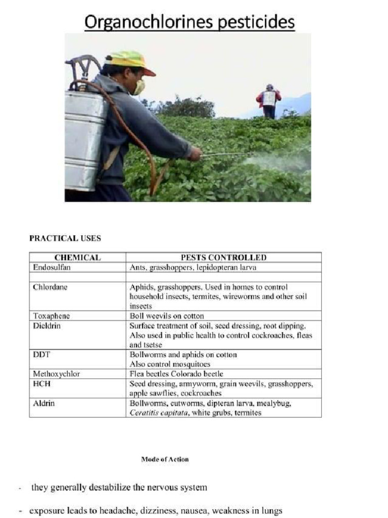 Lec 9 - Organochlorine Pesticides | PDF