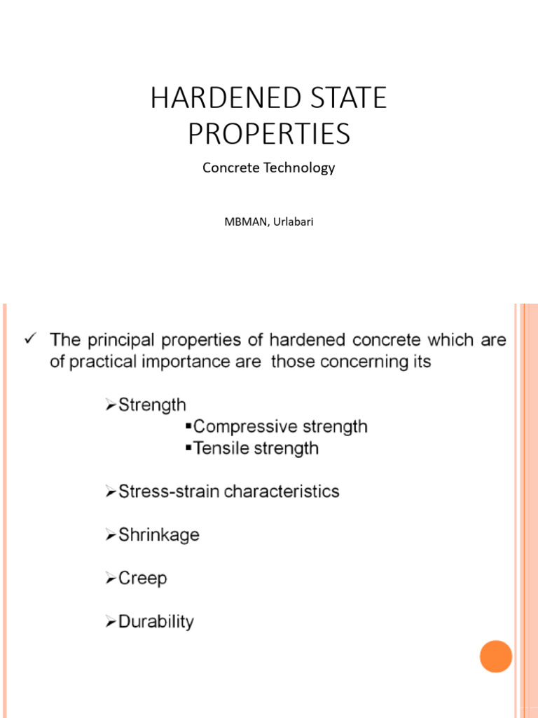 Compressive Strength of Concrete Explained | PDF | Young's Modulus ...