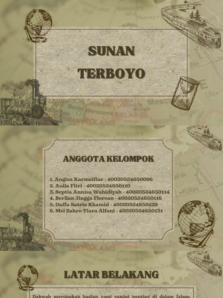 Sejarah dan Warisan Sunan Terboyo | PDF