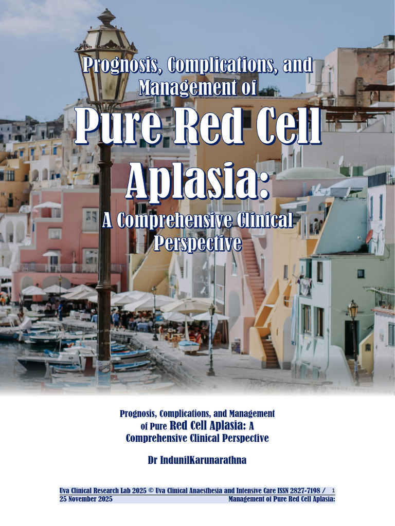 View of Pure Red Cell Aplasia A Comprehensive Clinical Perspective | PDF ...