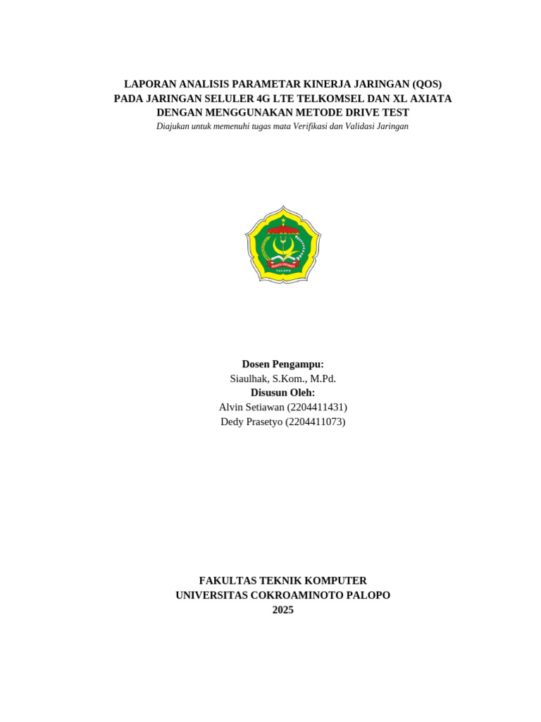 Laporan TGS Kelompok VVJ | PDF