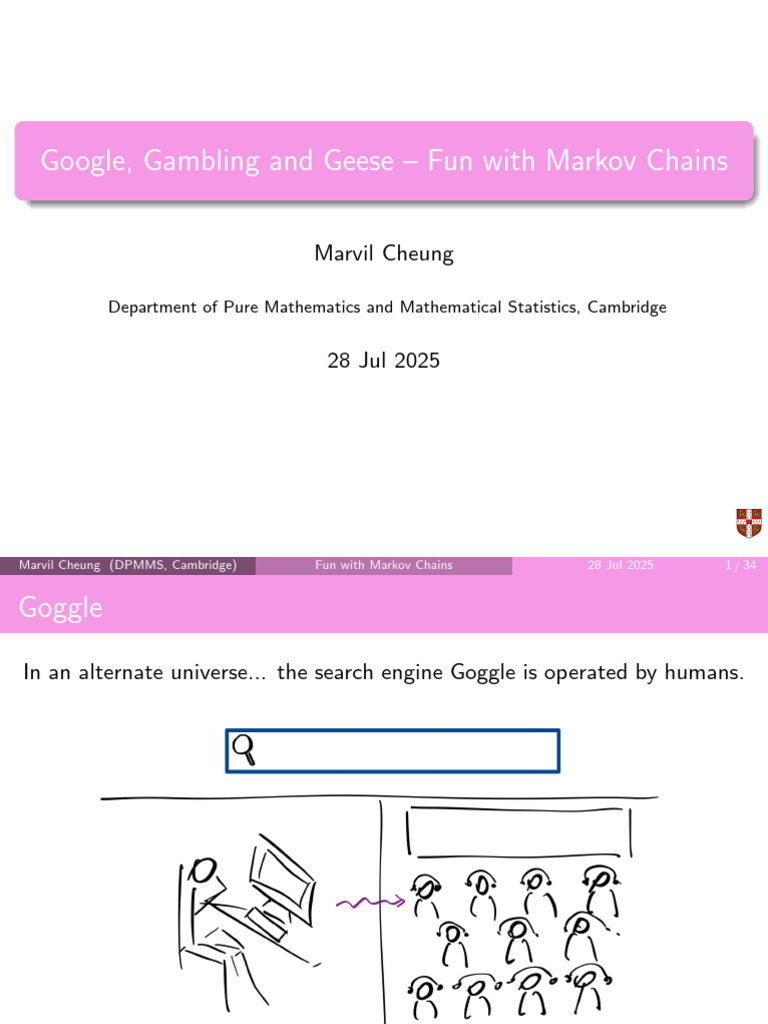 Markov Chains Explained with Examples | PDF | Markov Chain ...