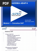 Academia ABAP - Modulo 1 - Conceitos