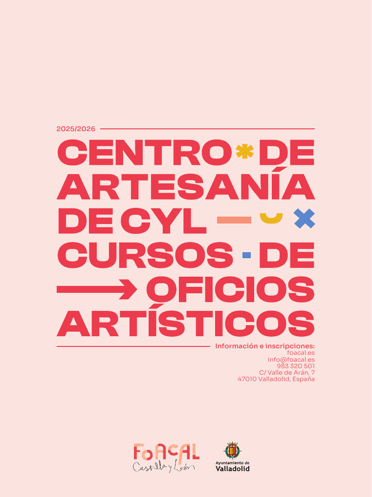 Cursos CEARCAL 2025-2026 en Valladolid | PDF | Encuadernación | Cerámica