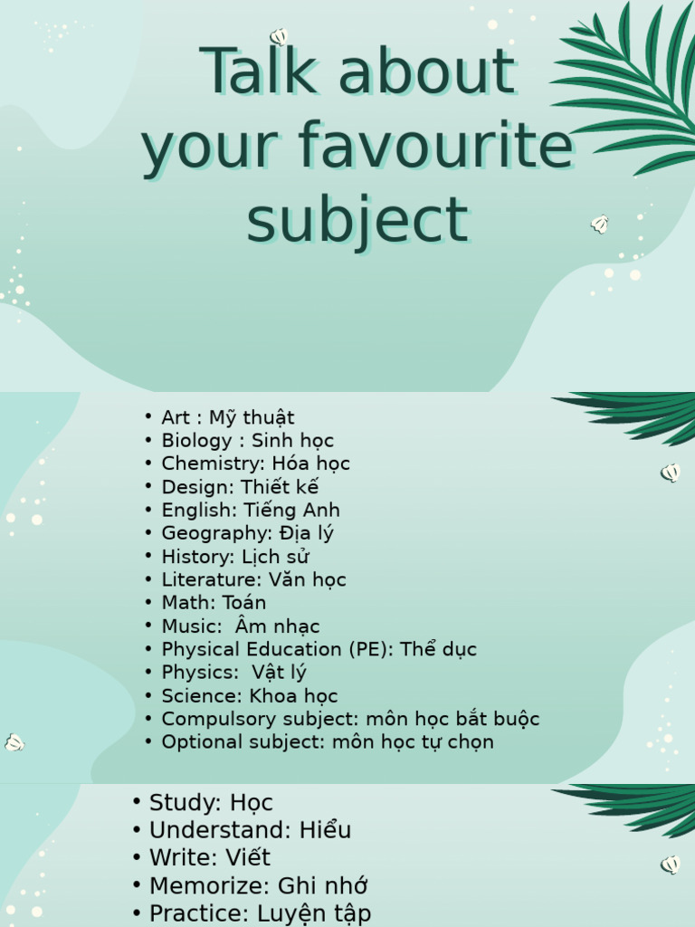 Subject | PDF