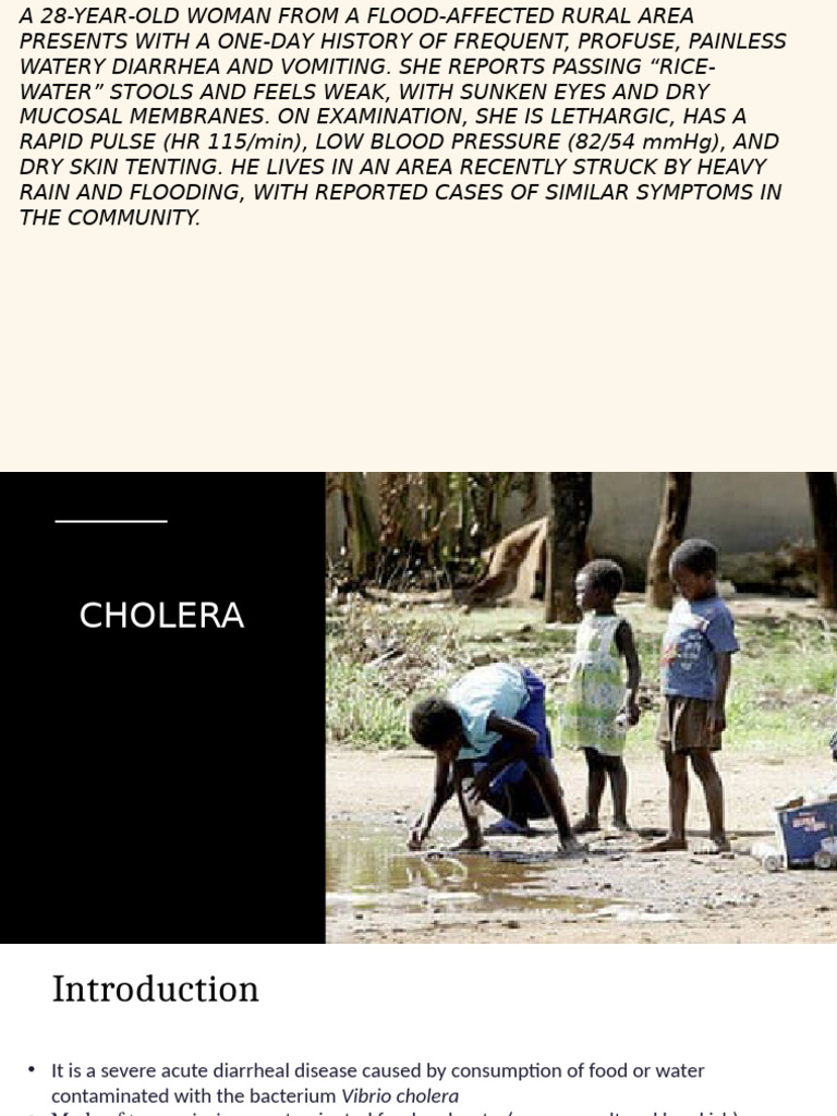 Cholera Overview: Symptoms, Diagnosis, Treatment | PDF | Cholera ...