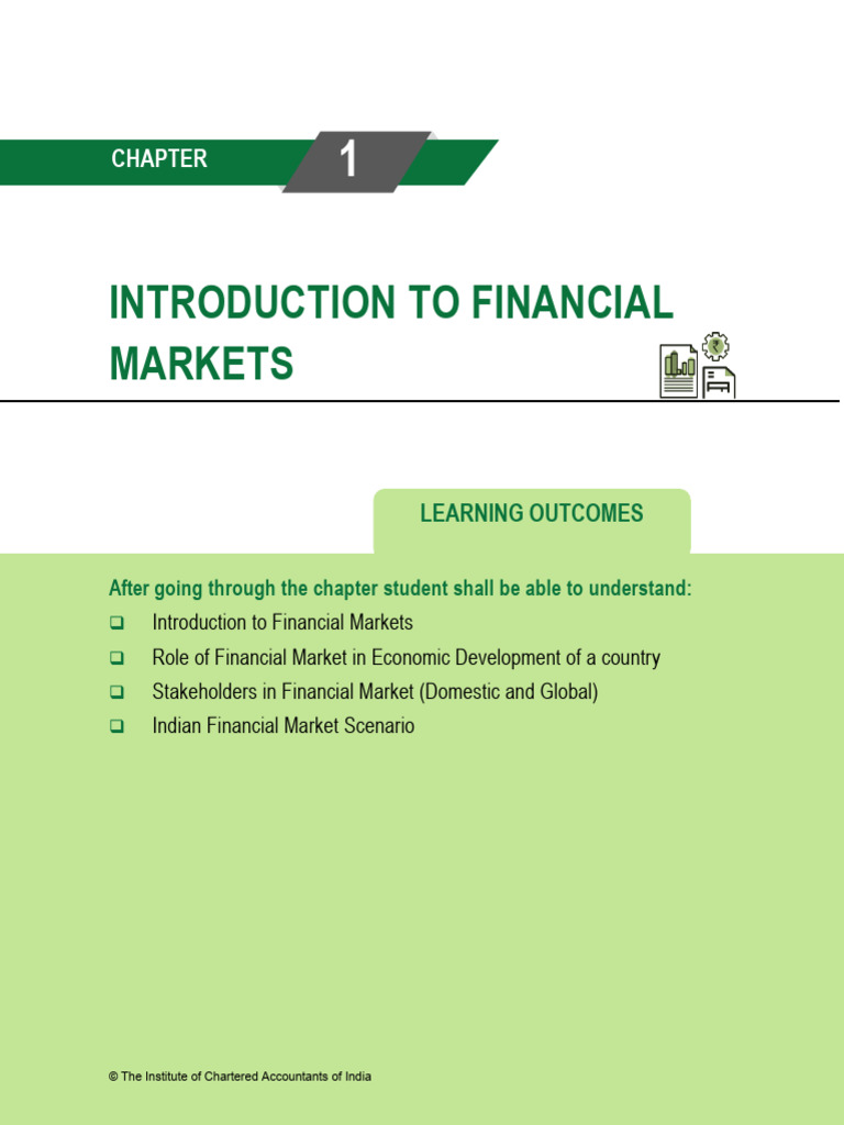 Introduction to Financial Markets Overview | PDF | Financial Markets ...