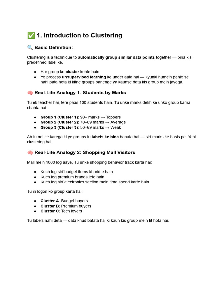 Unit 4 Datamining Easy Notes | PDF | Data Analysis | Statistical Data Types