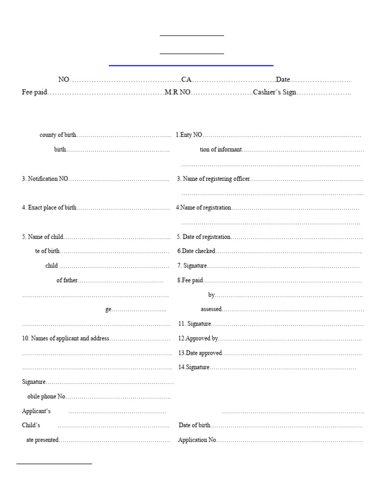 BIRTH CERTIFICATE FORM B3 B4 (Repaired) 1 | PDF | Chess Openings ...