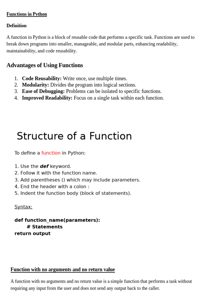 Python PPT Dated 19.11.25 | PDF | Parameter (Computer Programming ...