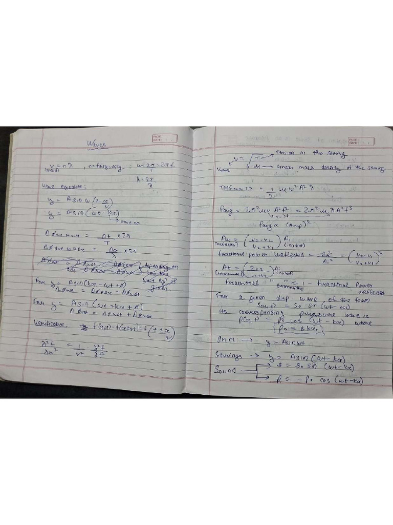 Waves Notes | PDF