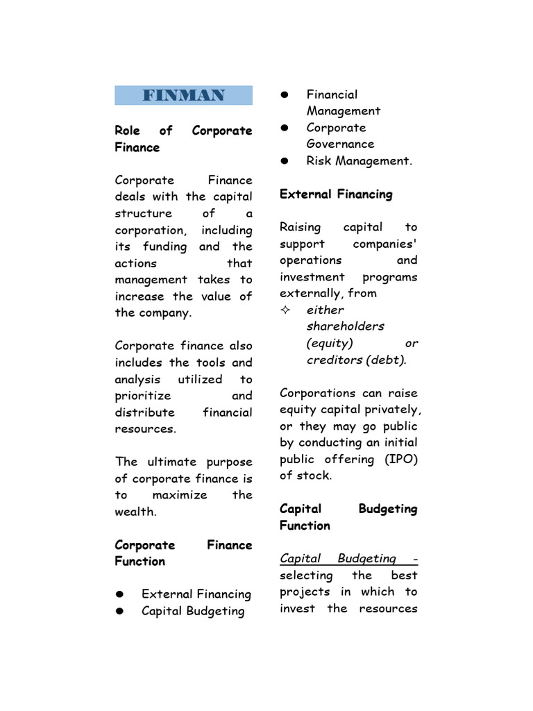 Finman Chap 1&8 | PDF | Present Value | Financial Risk