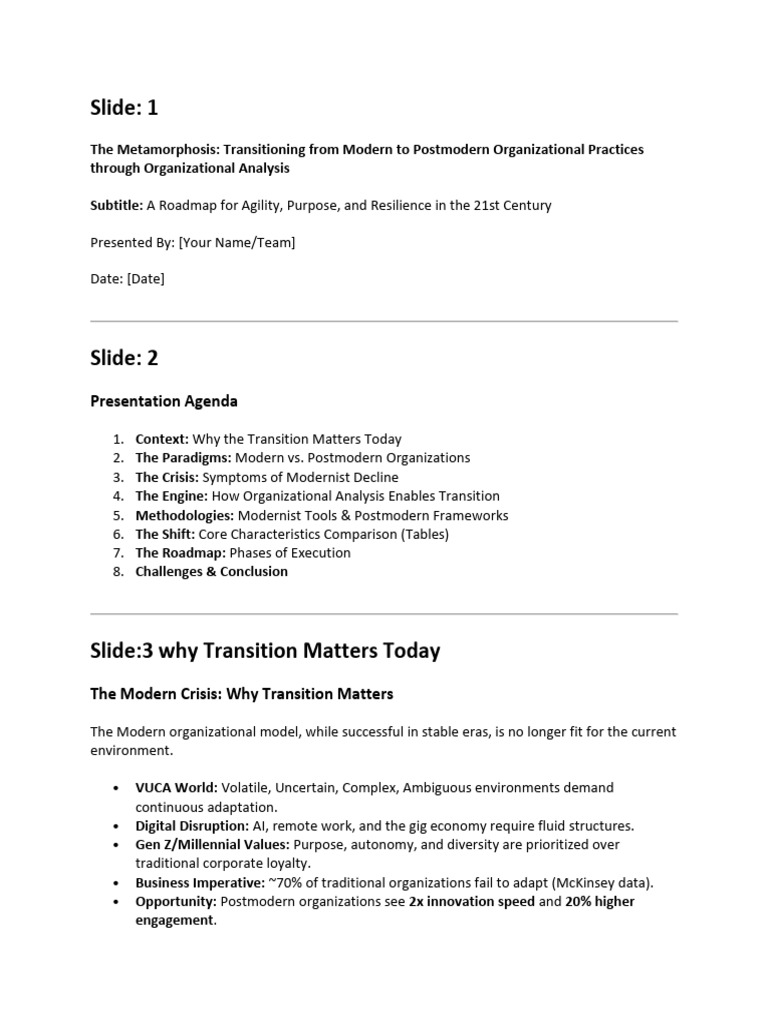 Modern and Post Modern Pre (v2) | PDF | Qualitative Research ...
