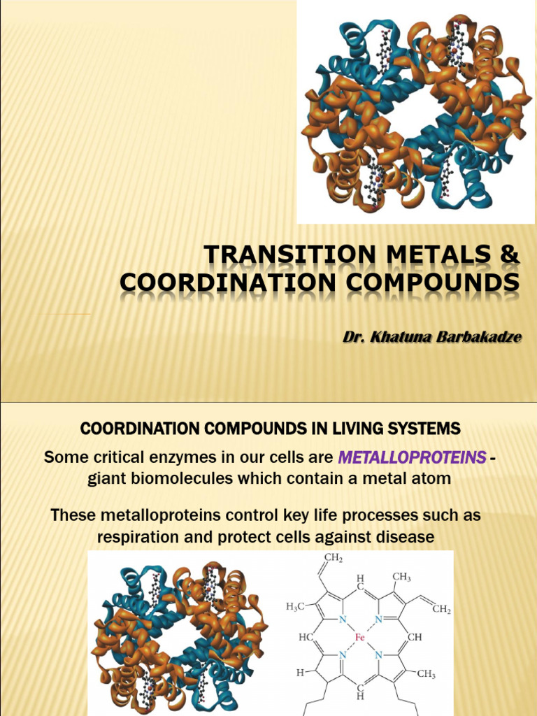 Transition Metals and Coordination Compounds | PDF | Coordination ...