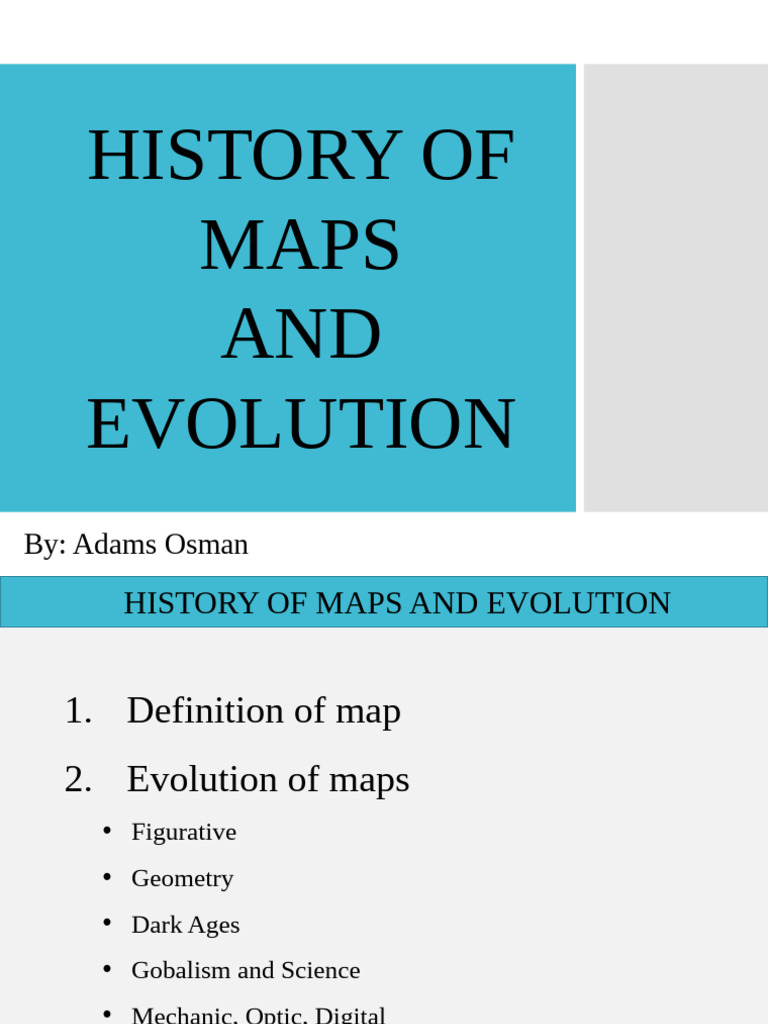 1 Map History and Evolution - EBEN | PDF | Map | Cartography