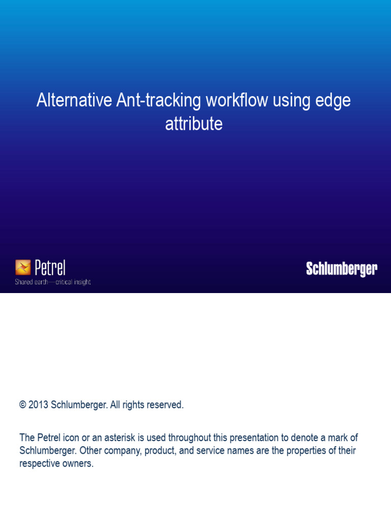 Alternative Ant-Tracking Workflow Using The Edge Attribute - 6501949 ...