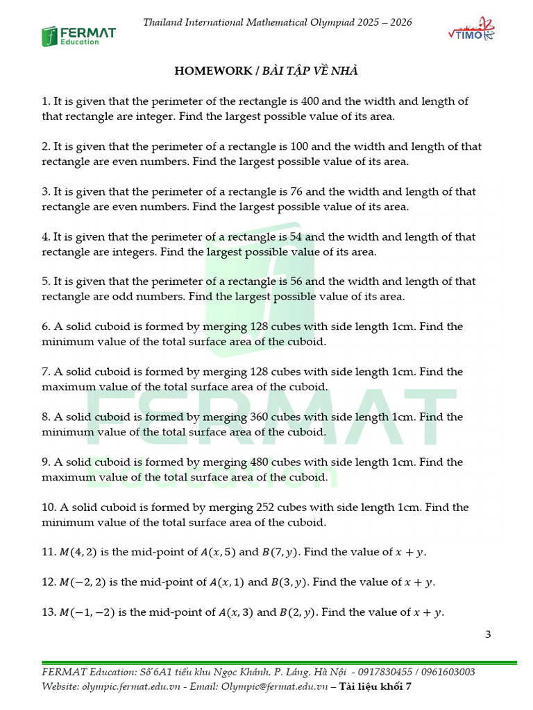 Bản Sao 1. (ĐỀ BÀI) LESSON 4. Geometry | PDF