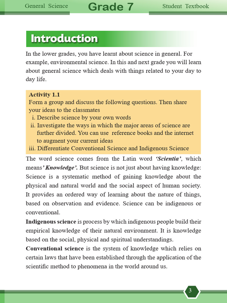 Grade 7 General Science Part1 | PDF | Science | Laboratories