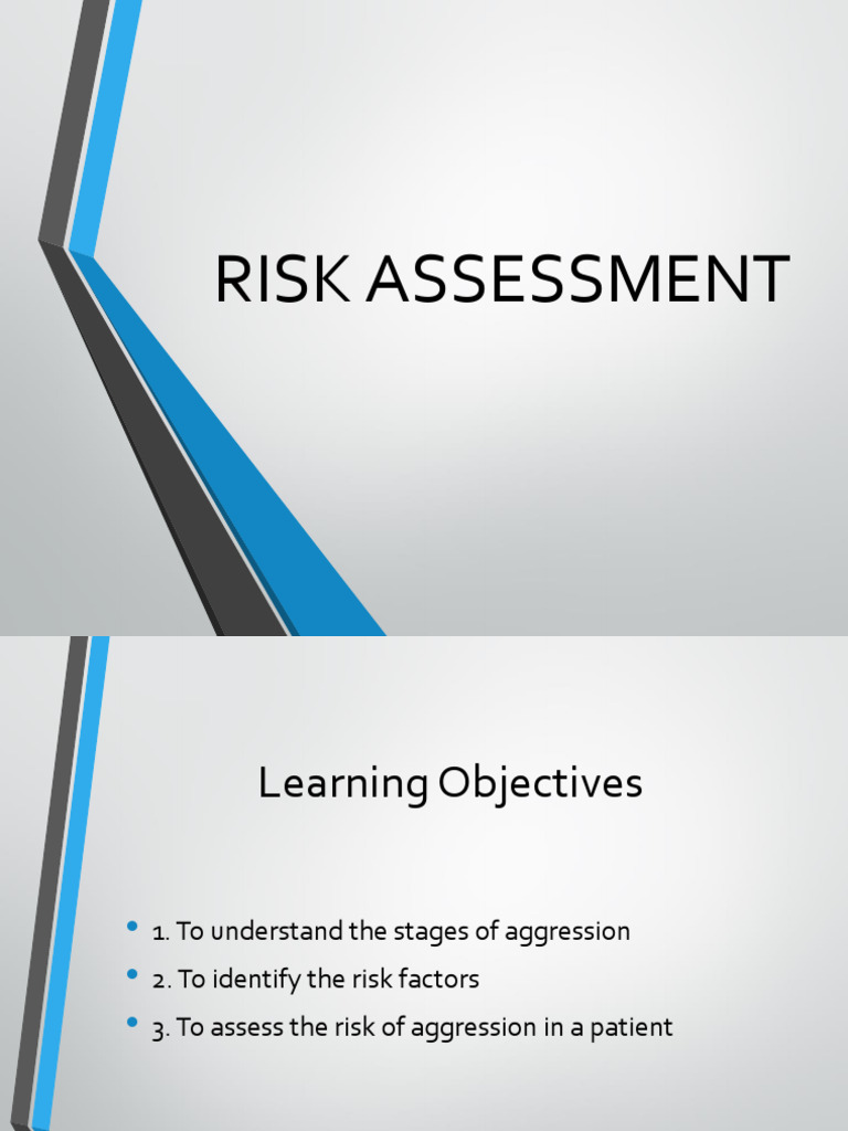 Aggression Risk Assessment Guide | PDF | Violence | Risk