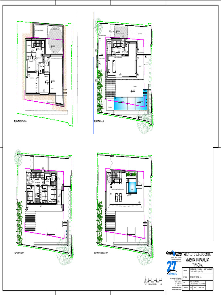 Proyecto de Vivienda Unifamiliar en Marbella | PDF | Ingeniería de ...