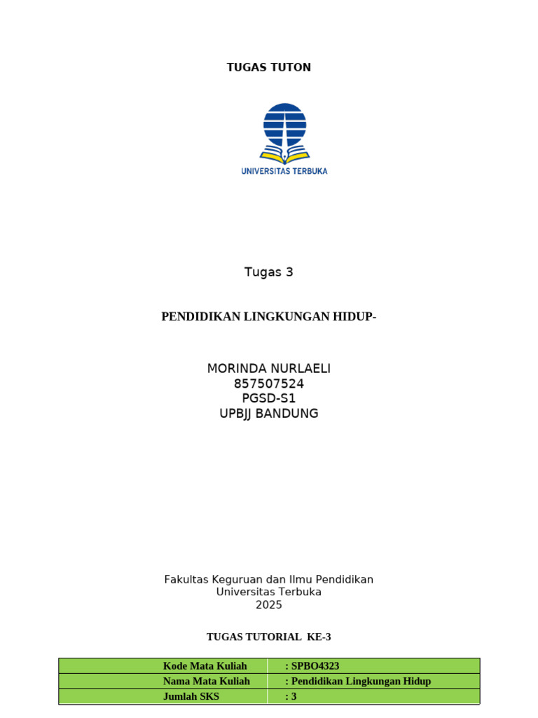 Tugas 3 PLH | PDF