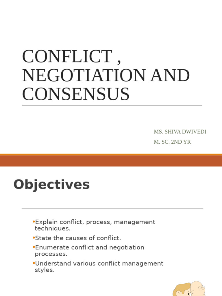 Conflict Negotiation and Consensus | PDF | Conflict (Process) | Negotiation