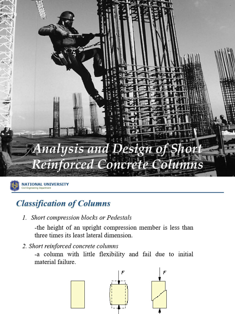 Short Reinforced Concrete Columns Guide | PDF | Column | Reinforced ...