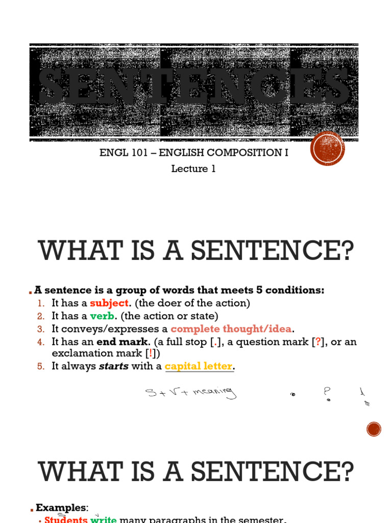 Understanding Sentence Structure Basics | PDF | Sentence (Linguistics ...