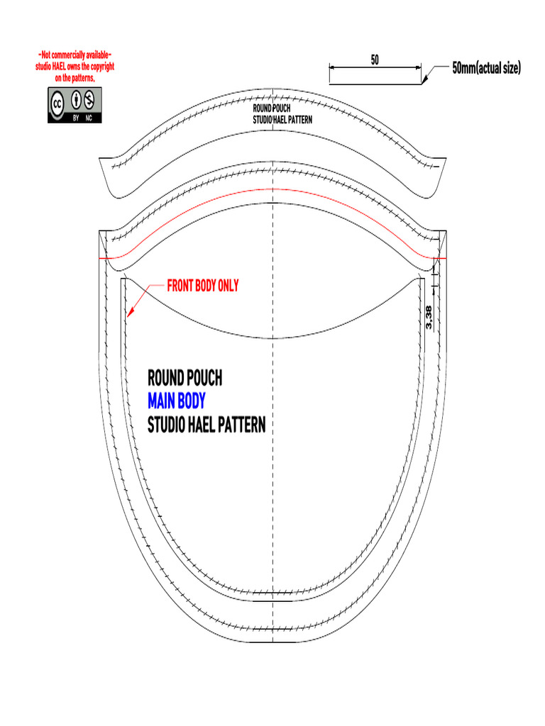Studio Hael Round Pouch Pattern Guide | PDF