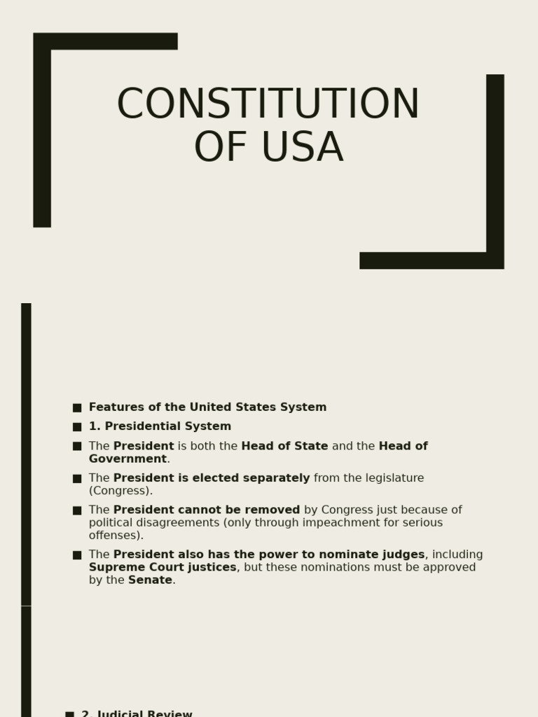 Constitution of US and UK | PDF | Constitution | Parliament