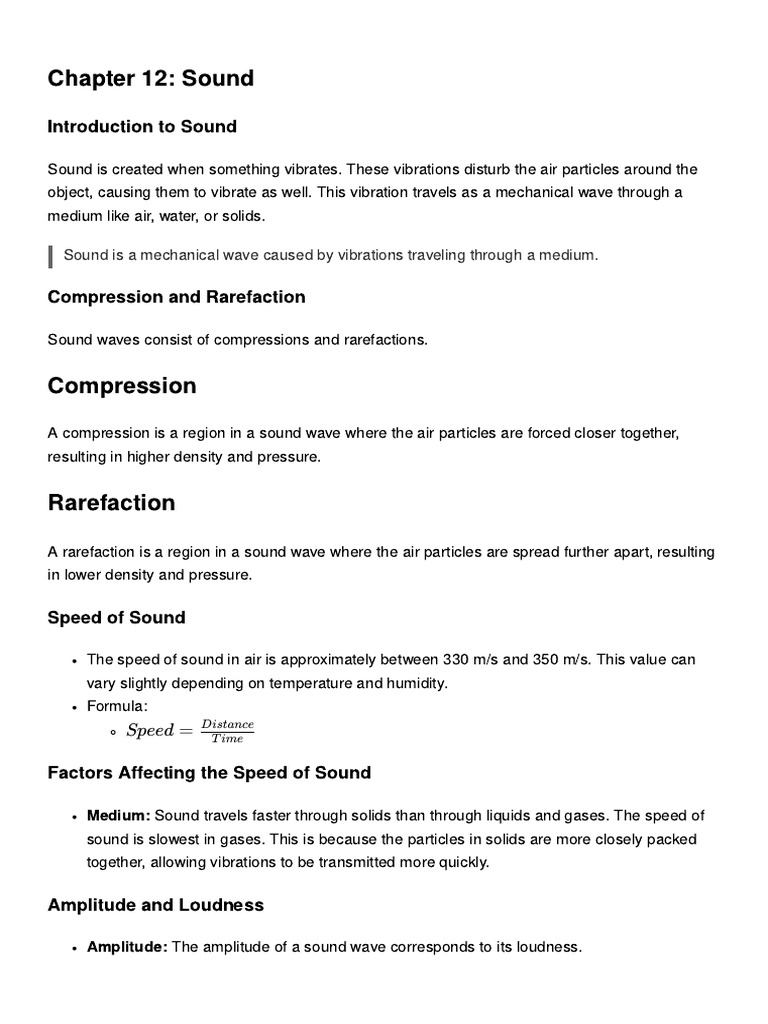 Understanding Sound and Light Waves | PDF | Sound | Waves
